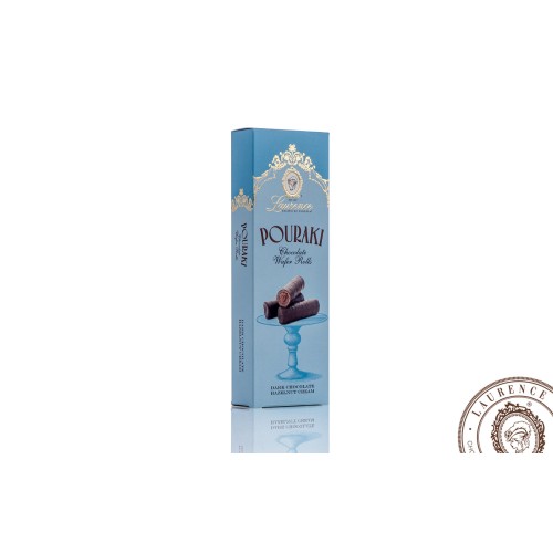 Pouraki Chocolate Wafer με Μαύρη Πραλίνα Φουντουκιού – Laurence
