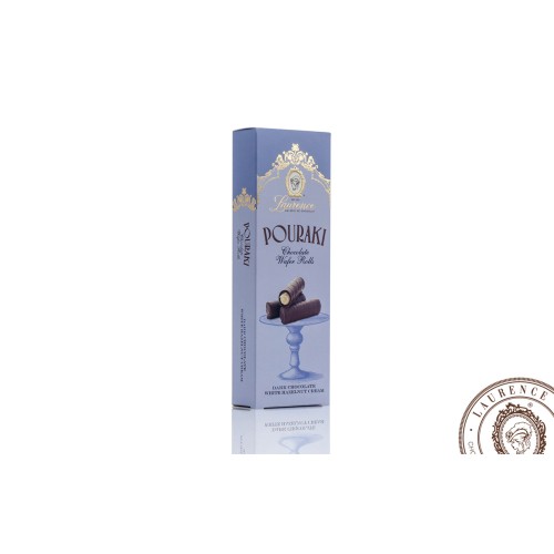 Pouraki Chocolate Wafer με Λευκή Πραλίνα Φουντουκιού – Laurence