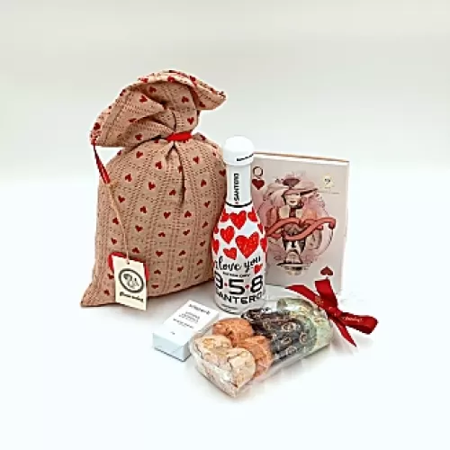 Valentine’s Wine Pouch