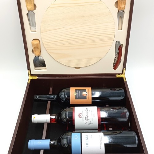 Premium Σετ Κρασιών & Τυριών