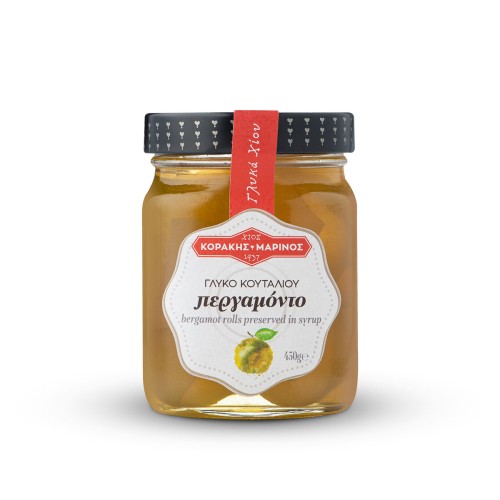 Bergamot rolls preserved in syrup - Κοράκης Μαρίνος 