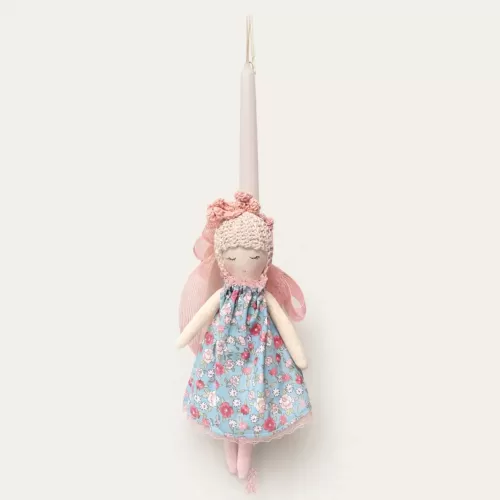 Πασχαλινή Λαμπάδα με Κούκλα Χειροποίητη