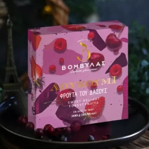 Λουκούμι φρούτα του δάσους - Βομβύλας