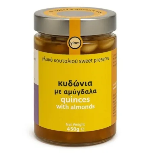 Γλυκό του Κουταλιού Κυδώνι με Αμύγδαλα Yiam 